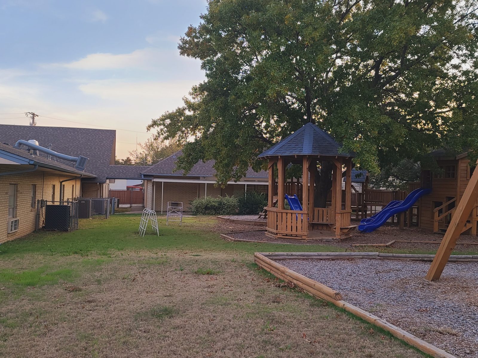 The children’s playground at Barkaat-ul-Quran Center